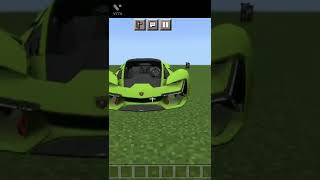 Lamborghini in Minecraft || Car mod || Minecraft Pocket edition || MCPE || screenshot 1