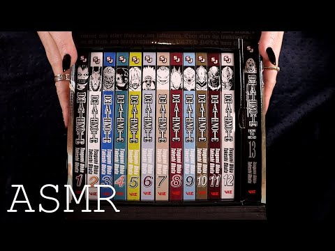 ASMR 💀 Deathnote 💀The  Complete Box Set Unboxing (🎧 soft spoken, tapping, tracing, scratching)