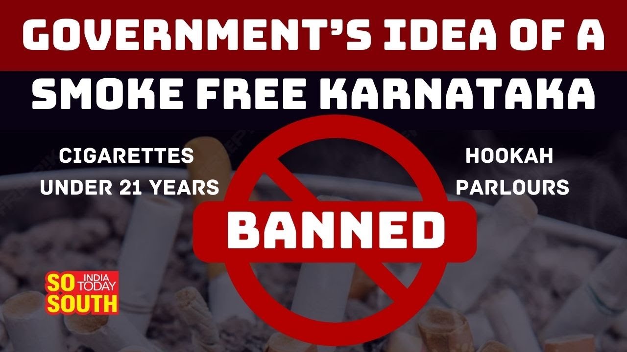 Karnataka Government to Push Age Limit to Buy Cigarettes to 21, Ban Hookah Bars SoSouth YouTube