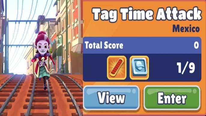 SUBWAY SURFERS TAG TIME ATTACK  TRAVELLING TO MONACO! 