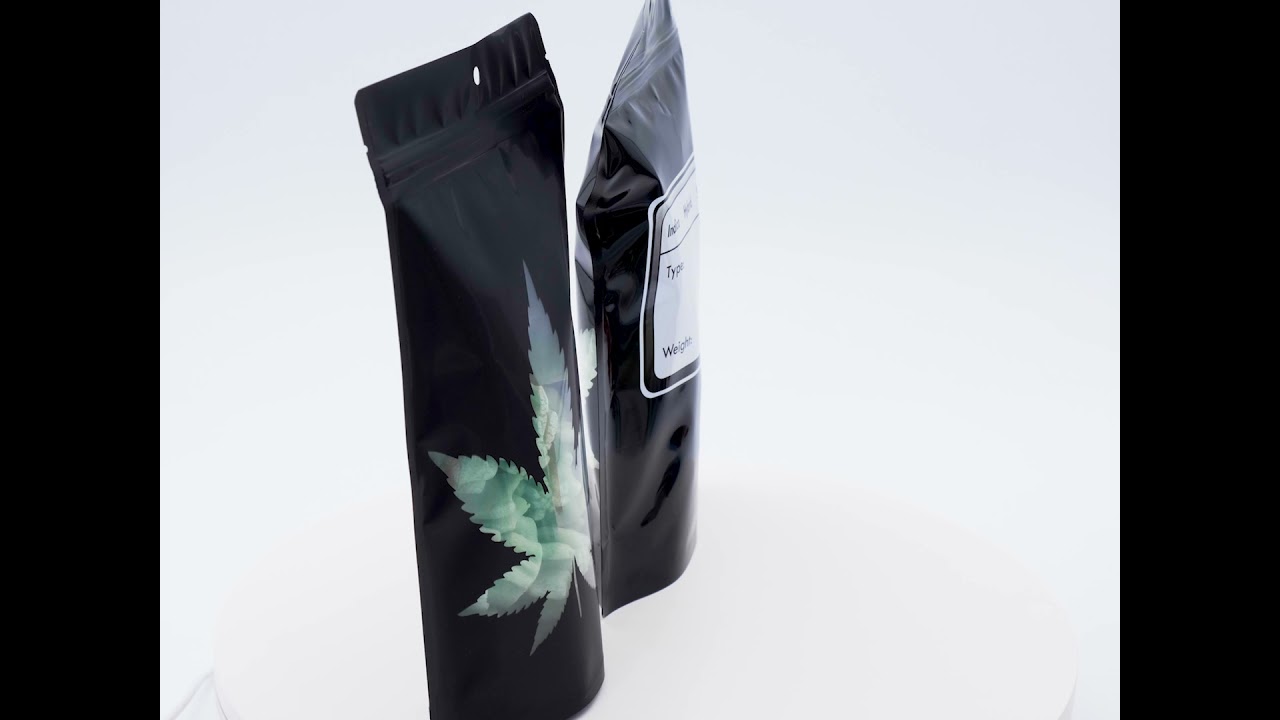 Clear Leaf Smell Proof Bag