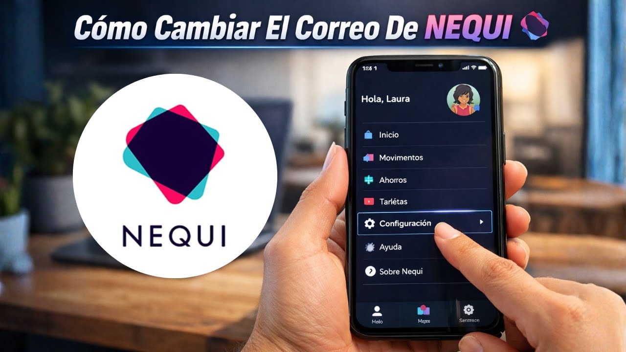 🟣 Cómo CAMBIAR el CORREO de NEQUI (El MÉTODO más FÁCIL 2026)