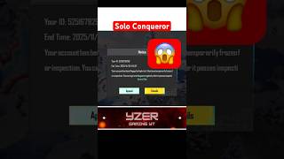 After this id got banned😱 #bgmiconqueror #bgmi #conqurorseries #gaming #season19conquruer #gaming