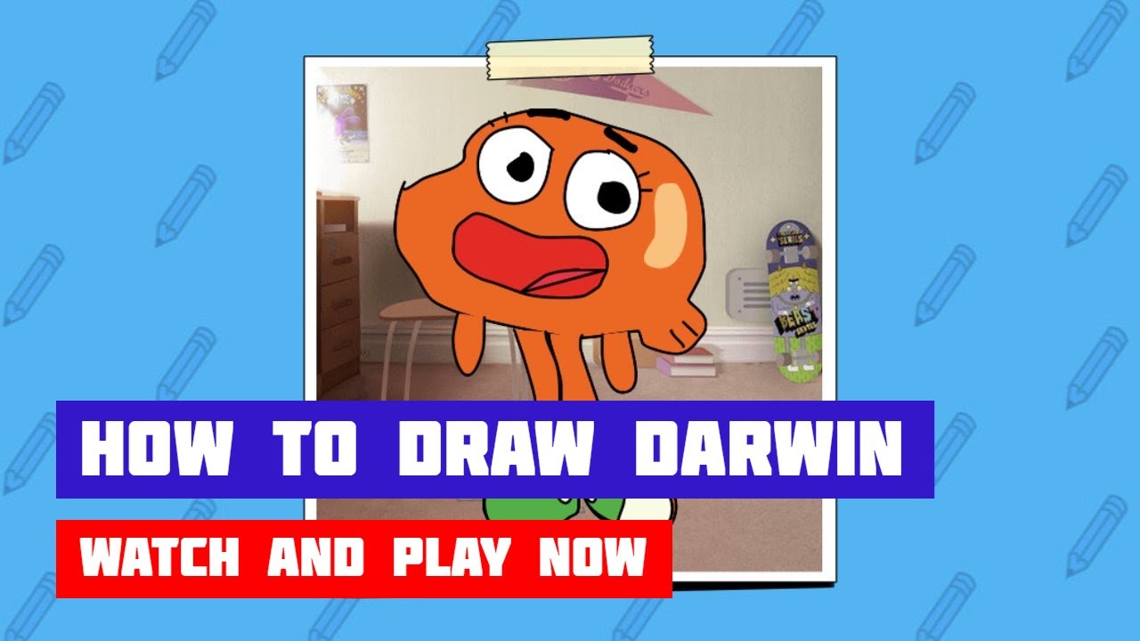 Jogo · O Incrível Mundo de Gumball: Como Desenhar o Darwin · Jogar