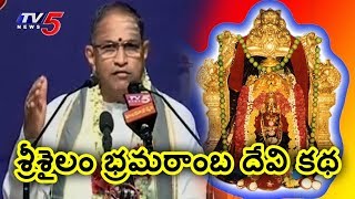 Shrine of Goddess Bhramaraba at Srisailam | Brahmasri Chaganti Koteswara Rao Pravachan #1| TV5 News