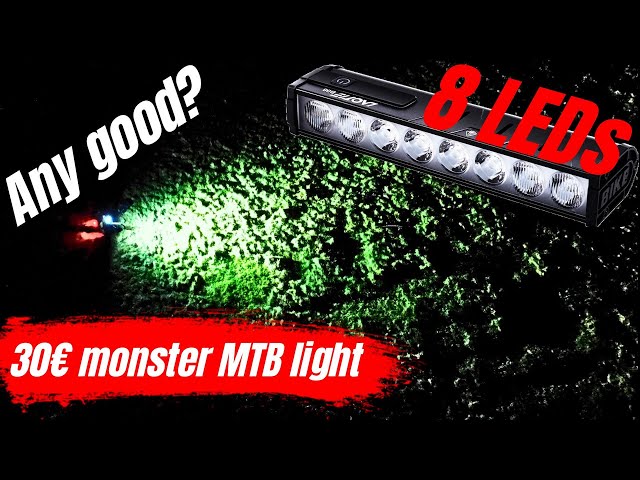 Laotie B08 MTB bike light REVIEW vs Gaciron Raptor 3000