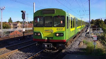 IE 8300 Class Dart Train number 8337 - Clontarf Road, Dublin