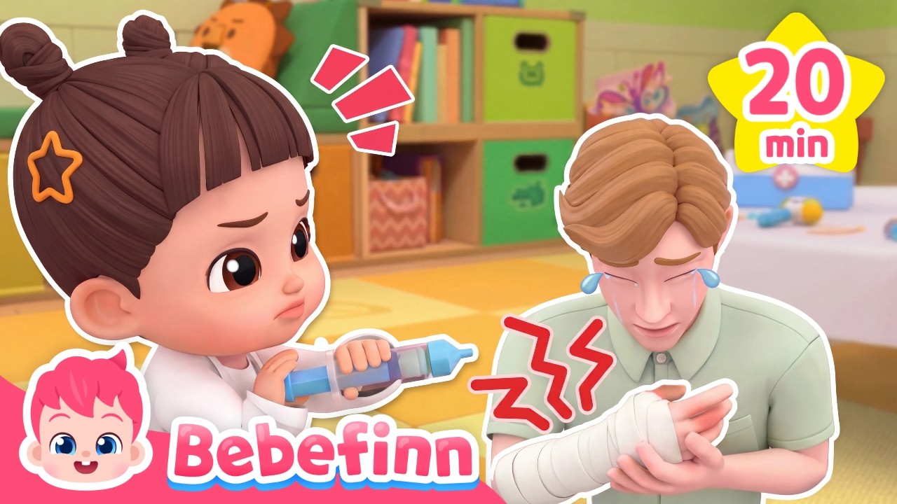 Hospital Play with Doctor Minjee🚑 | The Boo-Boo Song + We Are Baby Doctors | Bebefinn Nursery Rhymes