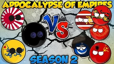 Apocalypse of Empires ⚔️💥| season-2 |All parts |#shorts #countryballs #mapping #nutshell
