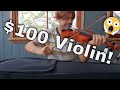 I bought a 100 dollar violin!!😬   Olaf reviews a cheap violin bought online...