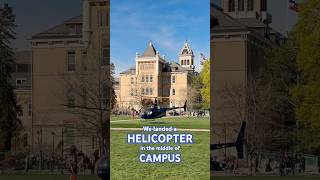 We Landed A Helicopter on Campus | USU Aviation