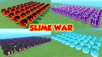 Pyro Slimes vs. EVERY Elemental Slimes! (Genshin Impact UGC Mode Battle) - Unexpected Ending!