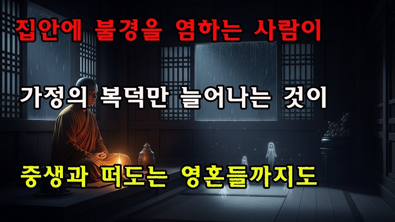 가족 중 한 명이 염불하면 집안에 일어나는 놀라운 변화