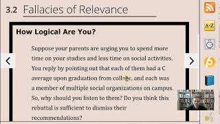 Phil 6, Section 3,2 Fallacies of Relevance