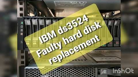 IBM ds3520 hard disk replacement