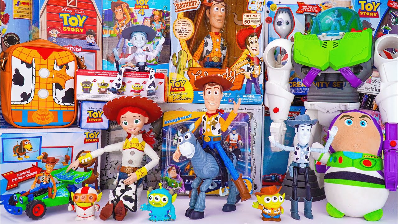 Unboxing and Review of Disney Pixar Toy Story Toys! Woody and Buzz Lightyear