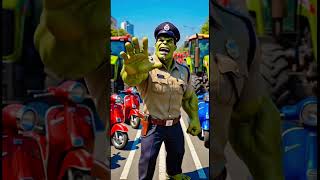 HULK GAYA BARBER SHOP 😂✂️ | AI HULK HAIRCUT #Shorts 💚🔥 #hulk #hulkedit #aihulk