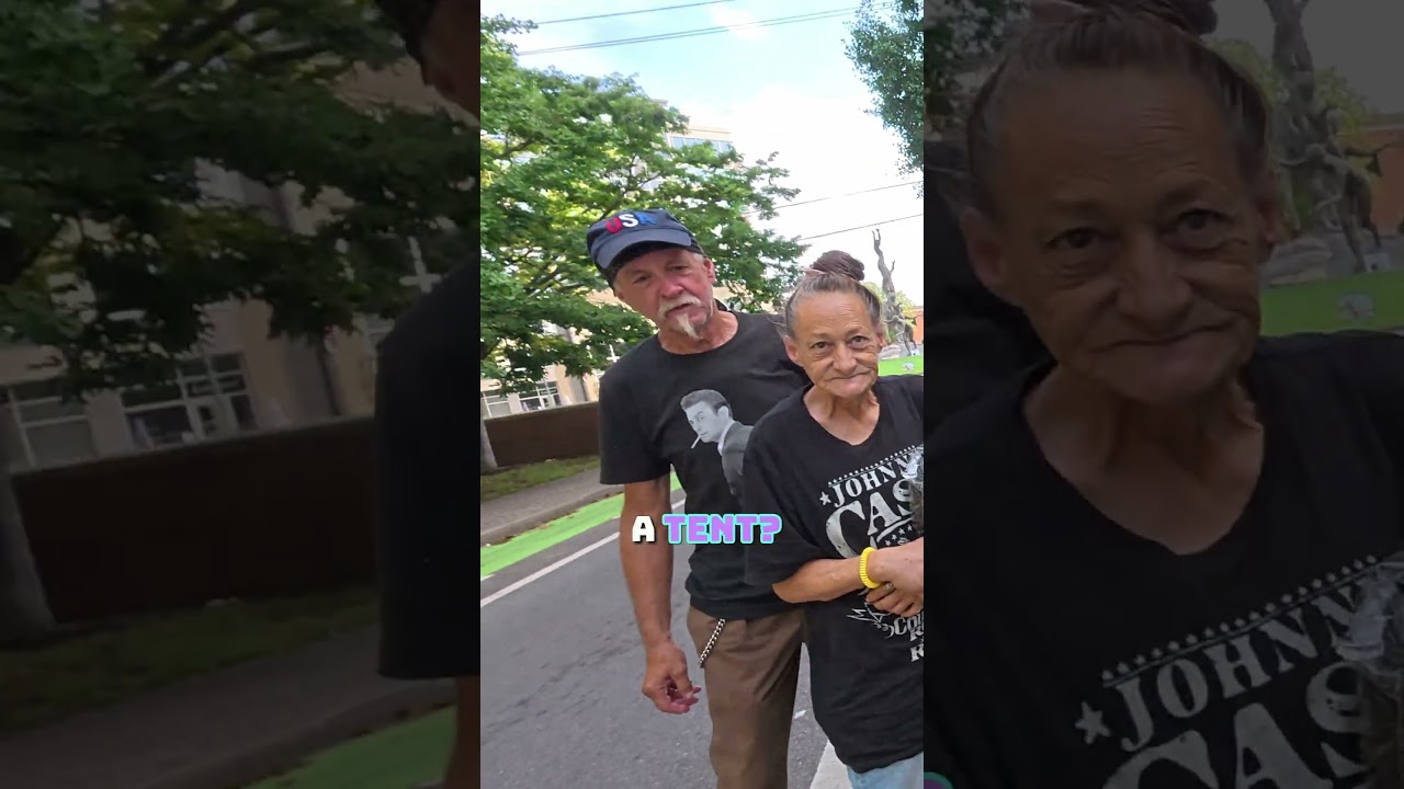 They sleep on a park bench... 