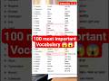 top 100✅vocabulary 😱😱#vocabulary #english #shorts #youtubeshorts