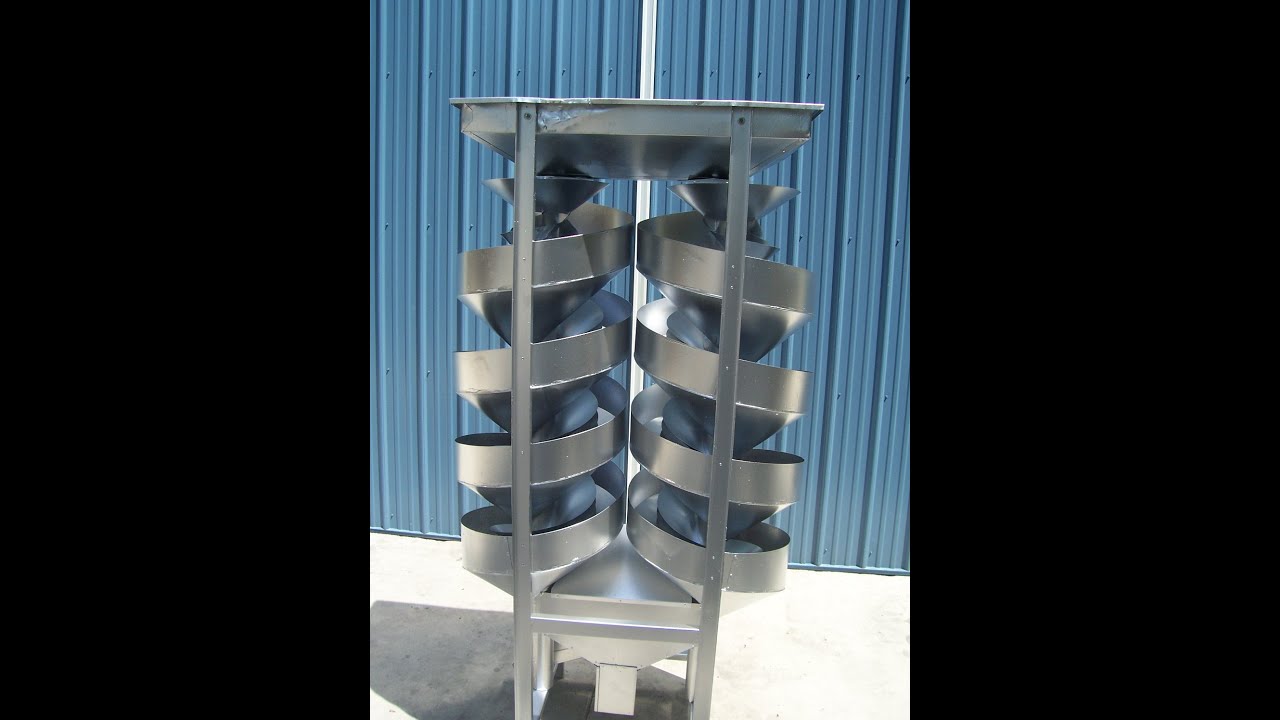 Cleland Spiral Separator Separating Rye & Vetch