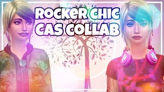 ROCKER CHIC COLLAB W/ LEAH SIMMER // The Sims 4: CAS