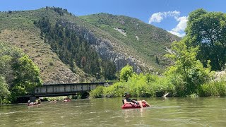 Tubing the Weber River - Morgan, UT
