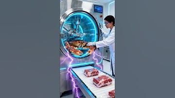 Futuristic Meat Processing Machine in Action! 🤯 | Relastic AI #Shorts