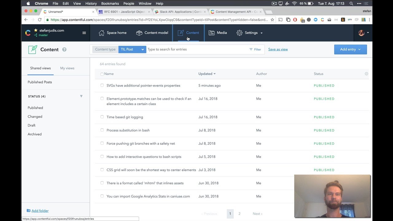 Contentful Highlight – Transformations and other webhook additions ...