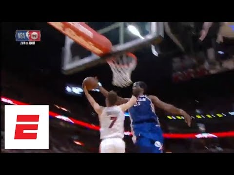 Joel Embiid comes up clutch with five blocks in Game 4 against Miami Heat | ESPN