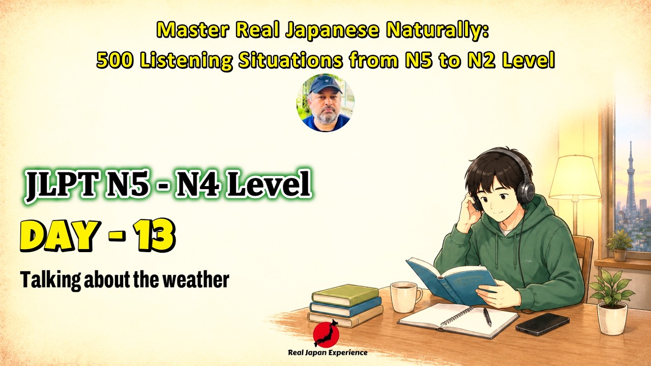 Japanese Listening Practice – Talking About the Weather in Japan