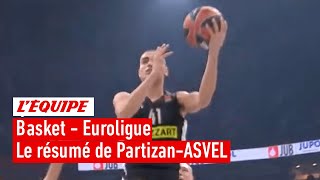 Basket - Euroligue : L'ASVEL surclassé par le Partizan dans une ambiance hostile