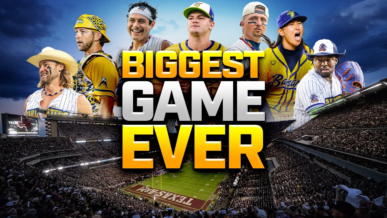 Savannah Bananas vs Texas Tailgaters in front of 102,000 FANS at Kyle Field in College Station, TX!