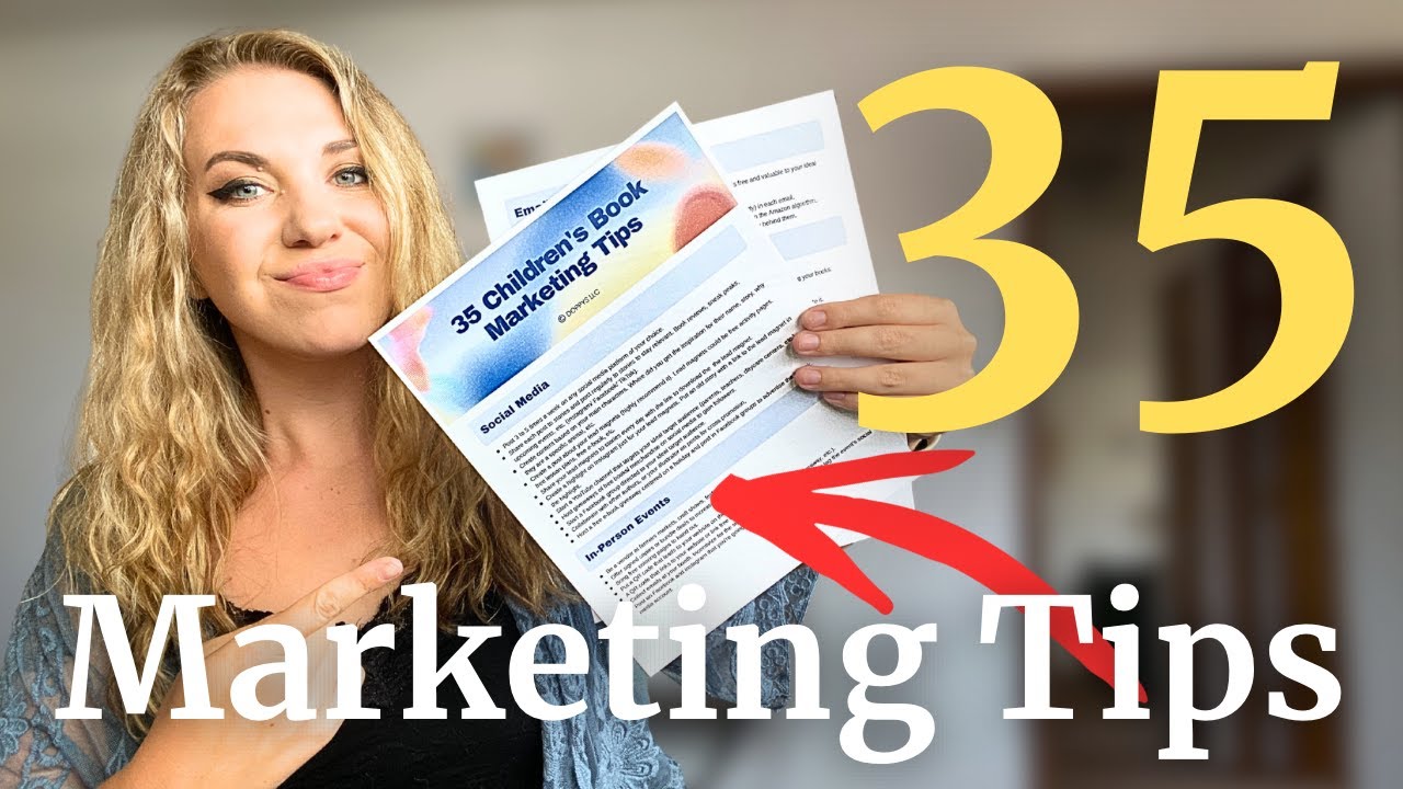35 Marketing Tips to Sell More Children’s Books (Without Ads) - YouTube