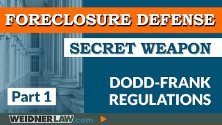 ►Foreclosure Defense SECRET WEAPON Dodd Frank Part 1