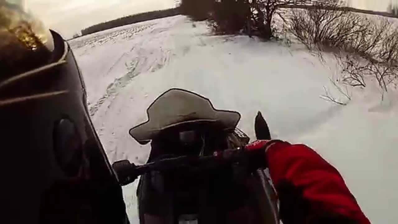 FIRST RIDE OF SNOWMOBILE SEASON  2014-2015