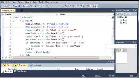 Visual Basic Tutorial   17   Logical Operators
