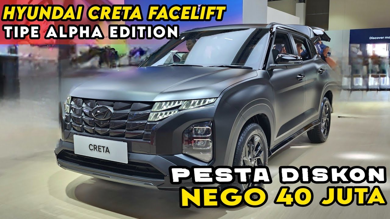 HARGA & PROMO HYUNDAI CRETA FACELIFT TIPE ALPA 2024 DI IIMS HYUNDAI ...