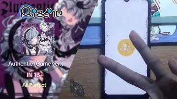 【Rizline】Authentic (Game ver.) [IN 13+] All Perfect