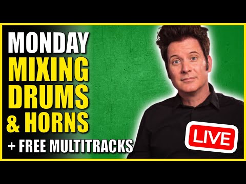 LIVE Mixing Drums & Horns Lesson + Free Multitracks with Warren Huart