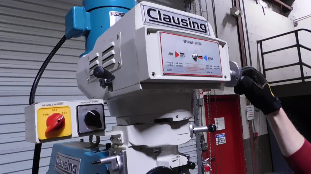 Clausing 9"x49" Milling Machine For Sale on eBay seller:industryrecycles