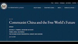 Nixon Library Speech by Secretary Pompeo on U.S.-China Relations