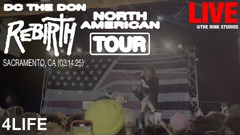 DC The Don - "4LIFE" LIVE @The Rink Studios in Sacramento, CA (3/14/25)