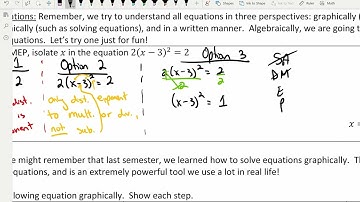 Lesson 7.3 - Solving Quadratics by Graphing