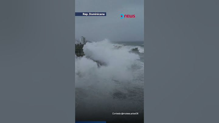 Imponente: el huracán Beryl, desde el aire