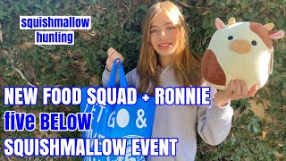 FIVE BELOW NEW FOOD SQUAD RONNIE SQUISHMALLOW EVENT