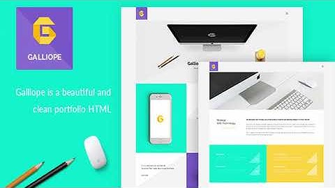 Galliope - Agency/Portfolio HTML Template | Themeforest Website Templates and Themes