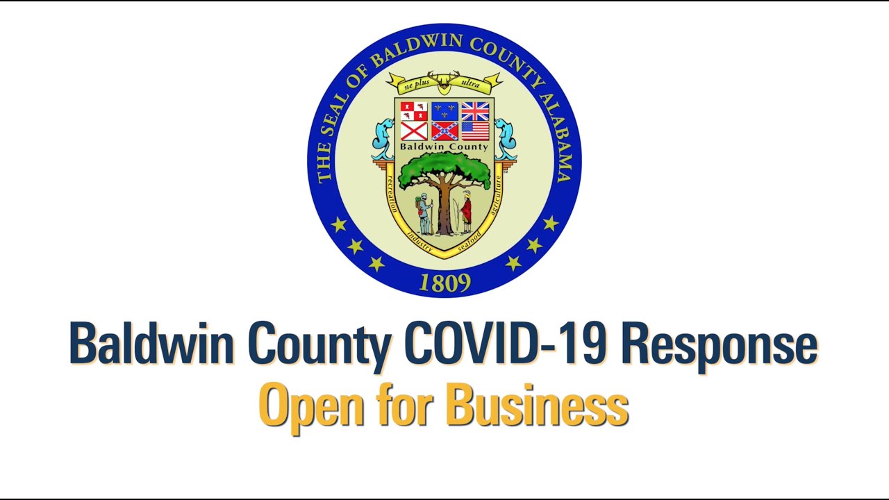 Baldwin County EMA COVID-19 Response - Open For Business - YouTube