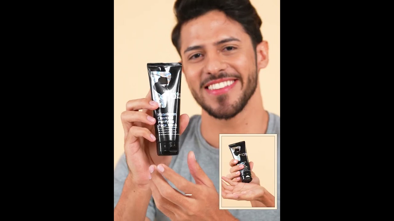 Qraa Himalayan Charcoal Purifying -With Tea tree oil Face Wash  (100 g)