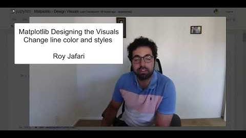 Matplotlib Designing the visuals line color and style