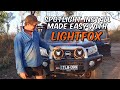 LIGHTFOX 9" Driving Lights Installation - so simple that it can be done on the road!